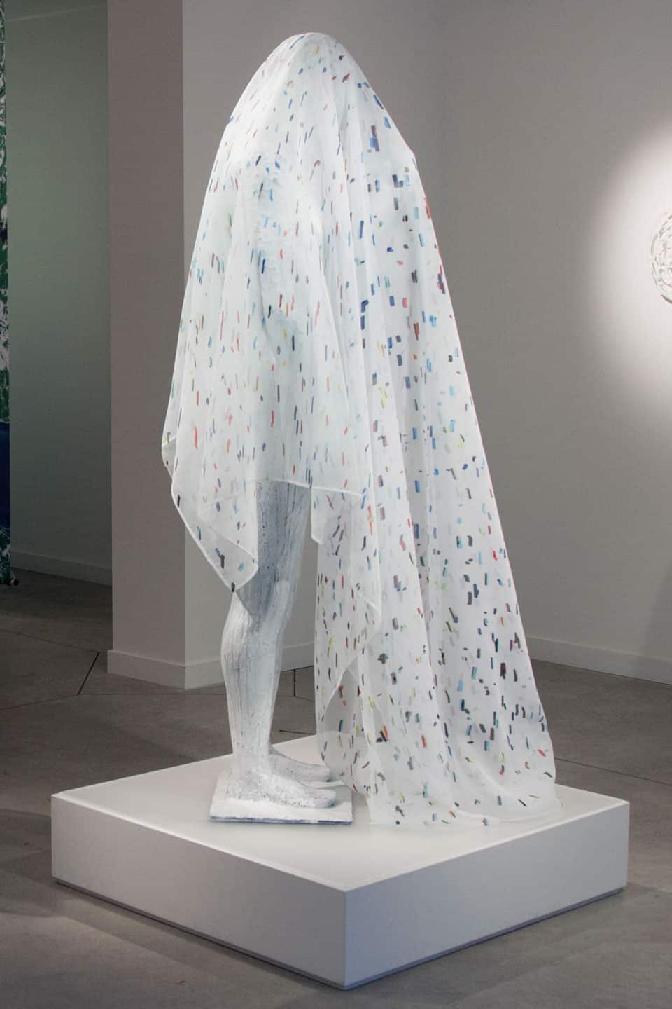 Alex Fischer, Lichen, 2013 install at Dry Pixels and Wet Molecules, O'Born Contemporary